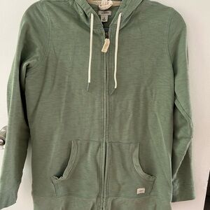 LL Bean full zip up hoodie size small